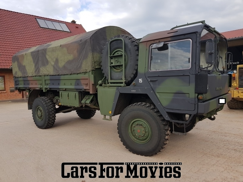 CarsForMovies | MAN KAT 1 1986 Deutschland Grün Grün Militärfahrzeug LKW Niedersachsen 4554 Kat1 KatI Kat I Militärfahrzeug Bundeswehr Flecktarn Seilwinde Nato Camouflage 